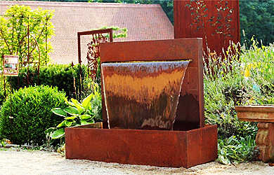 corten steel water feature wholesale